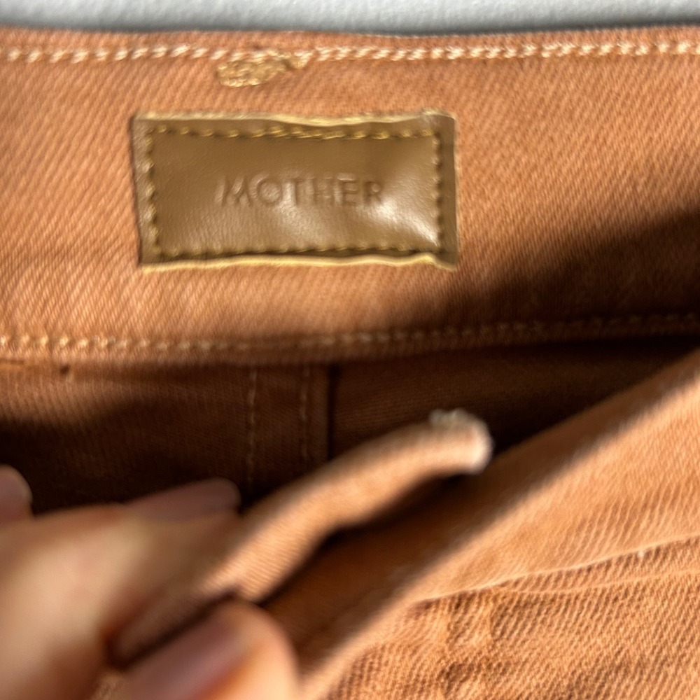 MOTHER The Rambler Cargo Pants Ginger Straight Leg Utility Jeans Size 24 - Picture 4 of 10